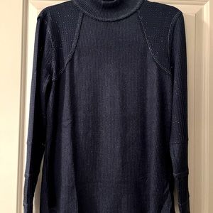 Sparkle Mock Neck Mixer Tee from Maurice’s